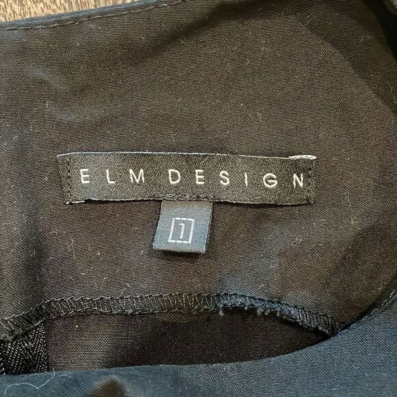 Elm Design Black Maxi Dress classic style size Small - Picture 3 of 10